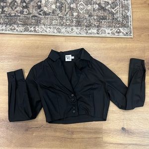 Princess Polly Cropped Blazer Top